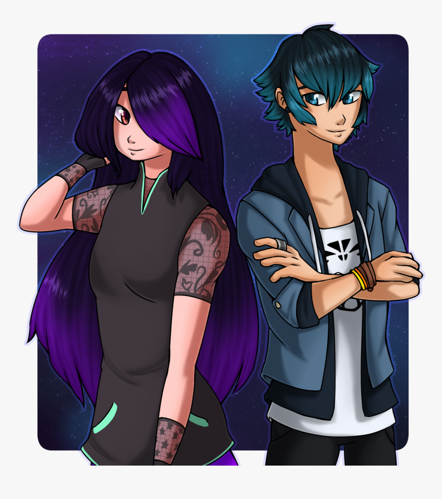 Anime Tears Png -drawing Of Juleka And Luka From Miraculous - Miraculous Ladybug Juleka And Luka, Transparent Png, Free Download