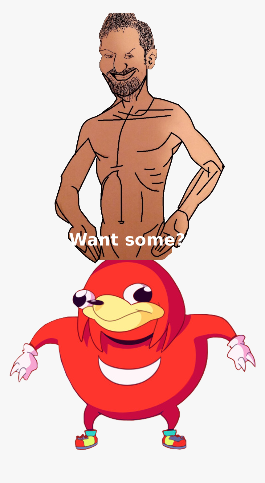 Knuckles Meme Png, Transparent Png, Free Download