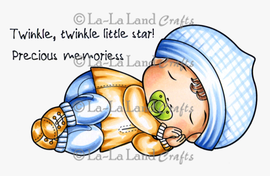 Sleeping Baby Luka Digi Stamp, HD Png Download, Free Download