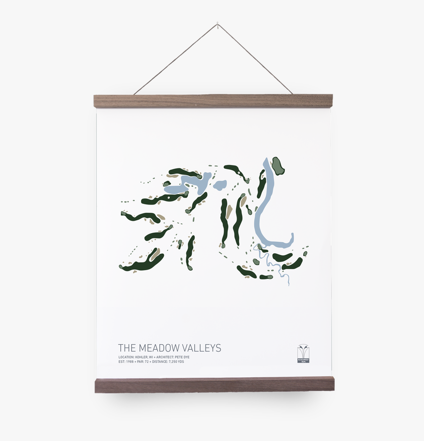 The Meadow Valleys-11x14 Course Map Print Poster Rails - Calligraphy, HD Png Download, Free Download
