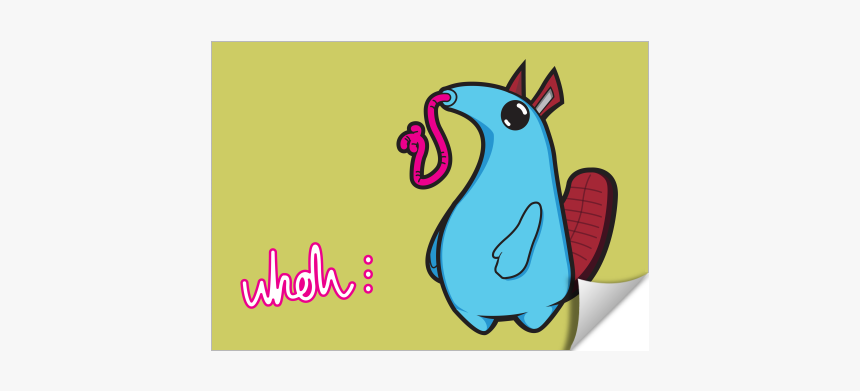 Blue Aardvark/anteater - Illustration, HD Png Download, Free Download