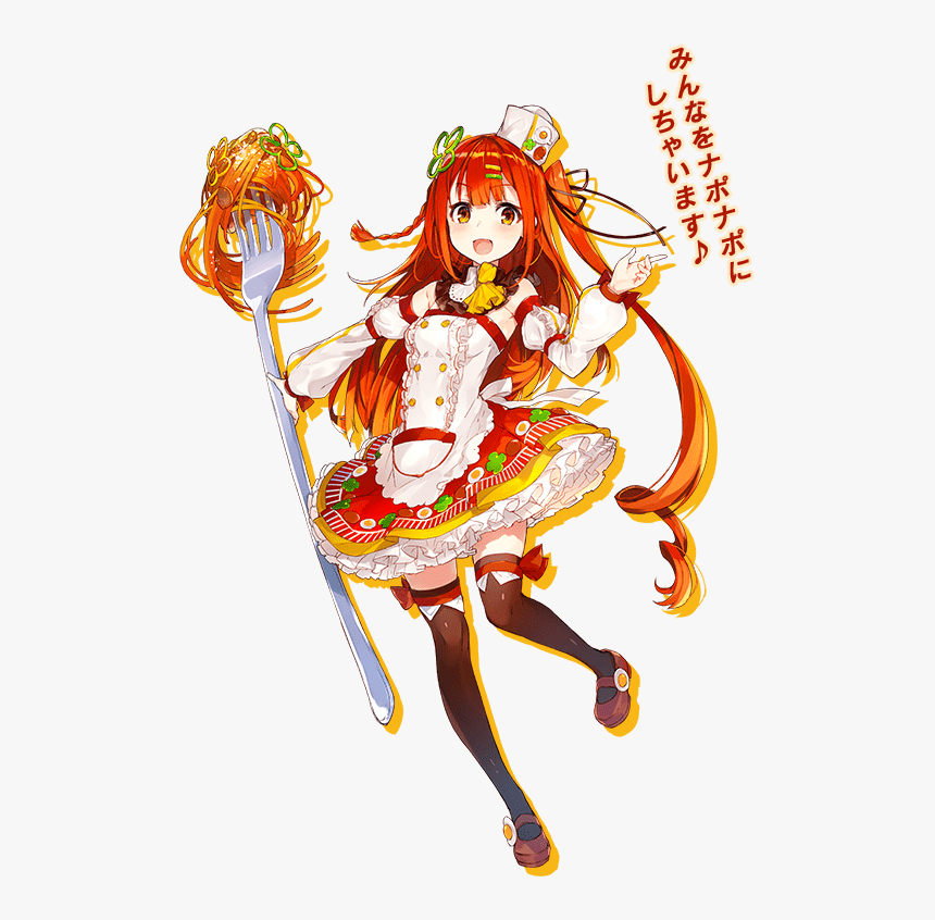 Napoli-tan - Pasta Anime Girl, HD Png Download, Free Download