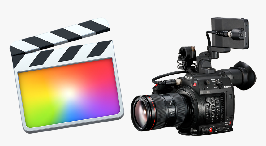 New Firmware For The Canon Eos C200 & New Software - Final Cut Pro Vector, HD Png Download, Free Download