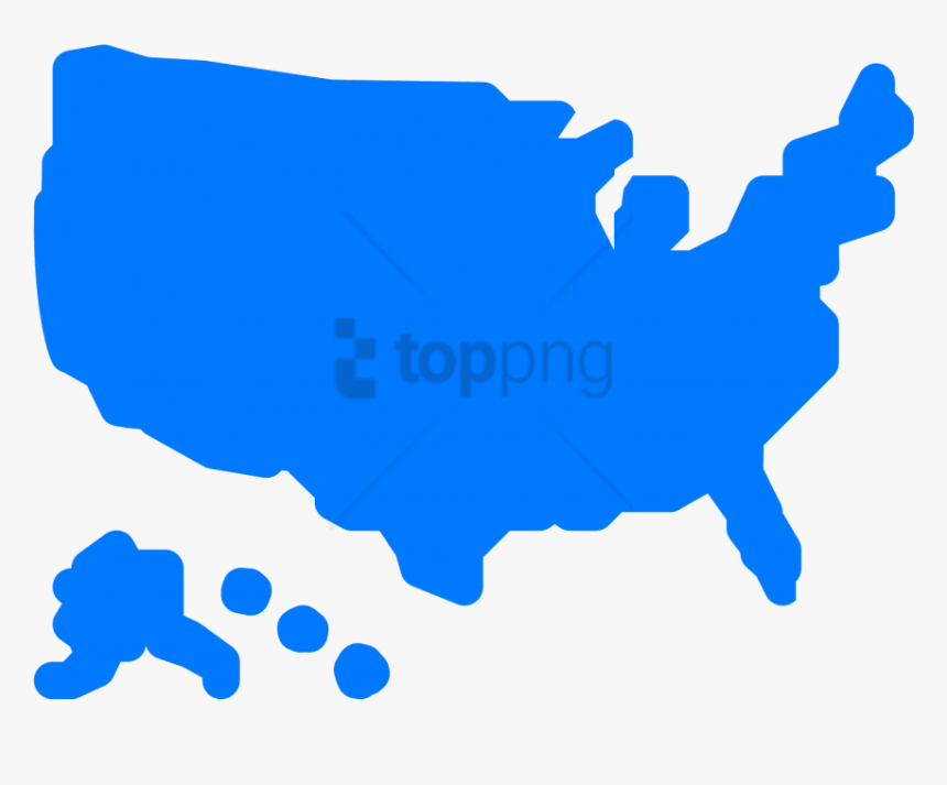 Free Png Usa Map Filled Icon, Transparent Png, Free Download