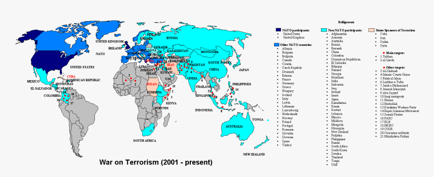 War On Terrorism Map - Mediterranean Monk Seal Range, HD Png Download, Free Download