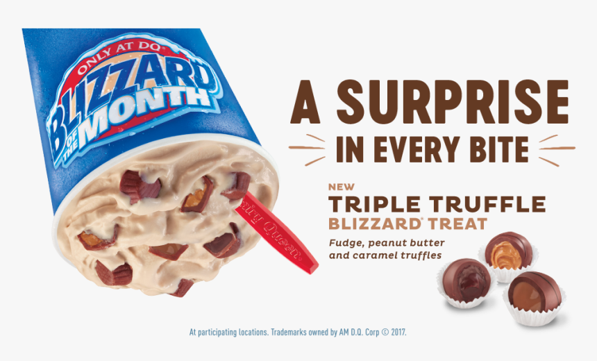 Dairy Queen Triple Truffle Blizzard, HD Png Download, Free Download