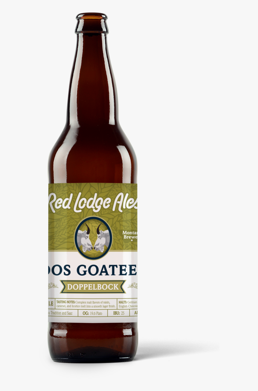 Dosgoatees Bombermockup - Red Lodge Ales, HD Png Download, Free Download