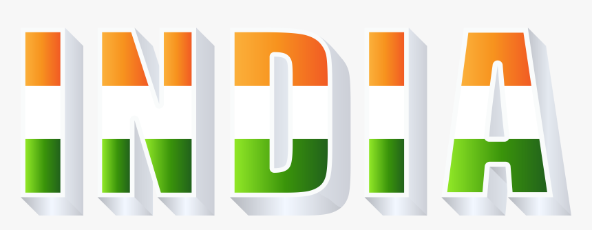 India Transparent Text - India Font Clip Art, HD Png Download, Free Download