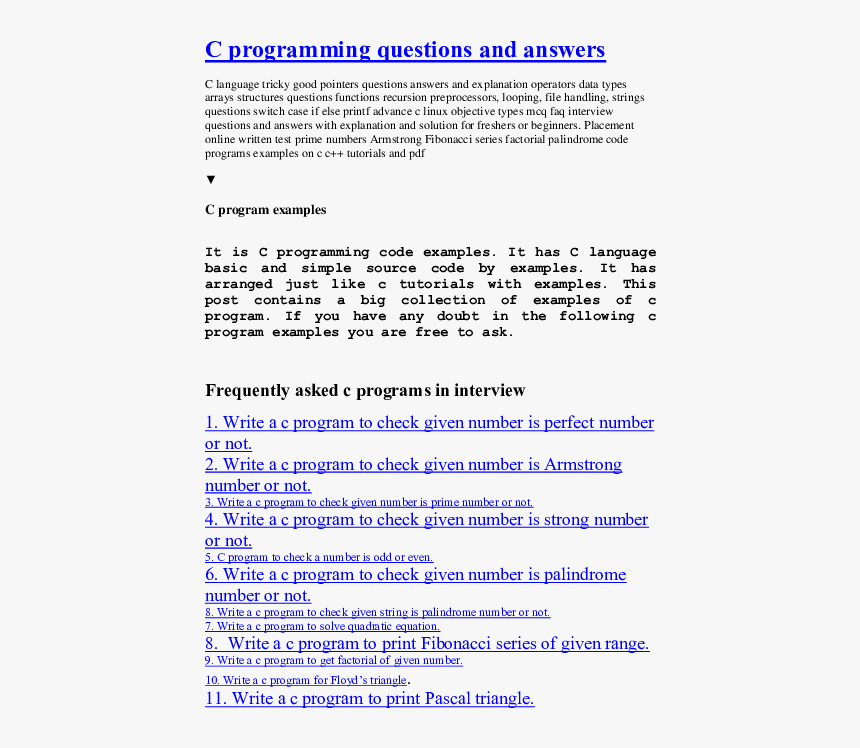 C Program Solved Question 2nd Year Cls, HD Png Download, Free Download