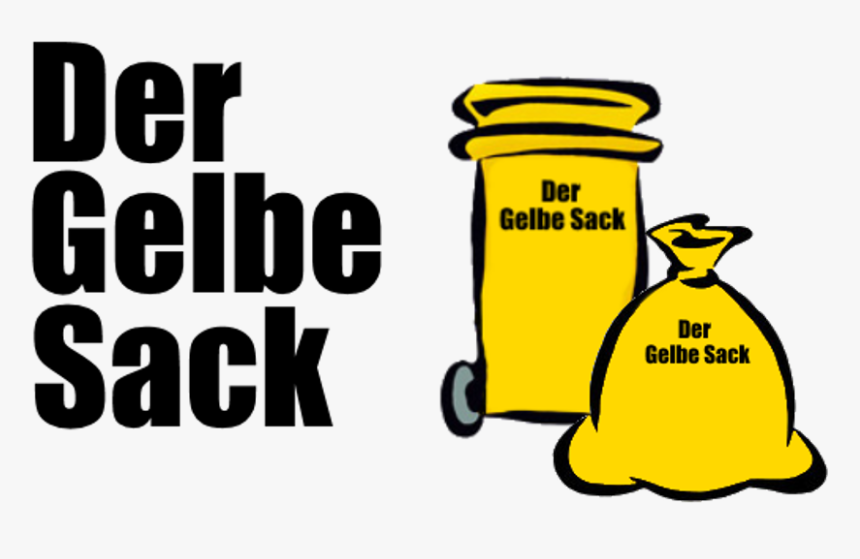 Gelber Sack Clipart - Gelber Sack Gelbe Tonne, HD Png Download, Free Download