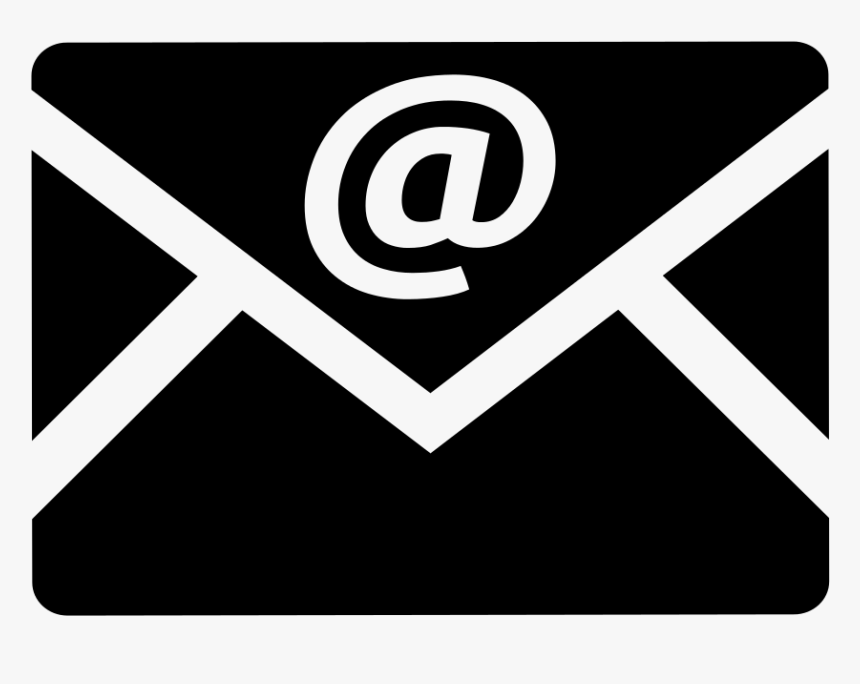 At Email Sign Png Image With Transparent Background - Logo Email Black Png, Png Download, Free Download