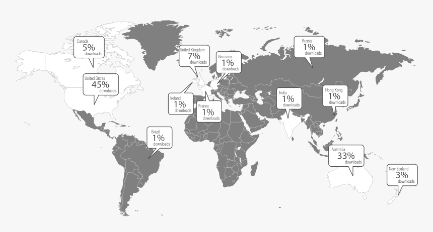 Earth Map Flat Png, Transparent Png, Free Download