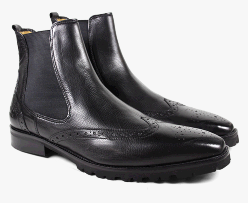 Black Chelsea Boots Winners Men, HD Png Download - kindpng