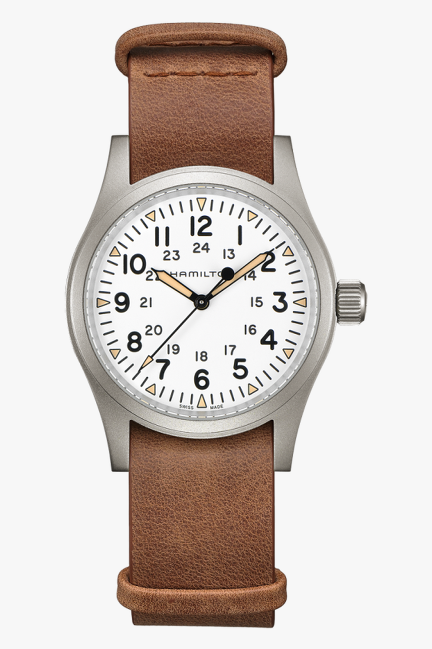 Hamilton Khaki Field Mechanical White, HD Png Download, Free Download