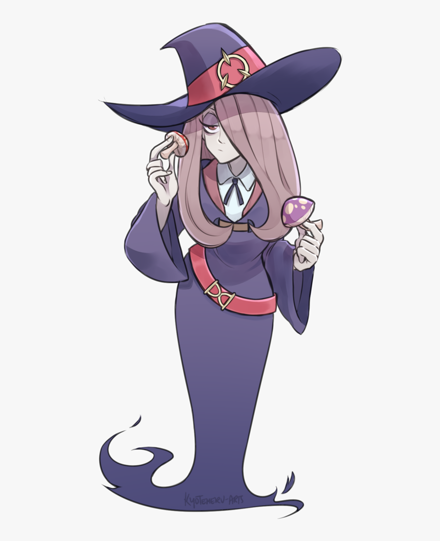 Little Witch Academia Sucy Png Svg Black And White - Sucy Transparent Png Little Witch Academia, Png Download, Free Download