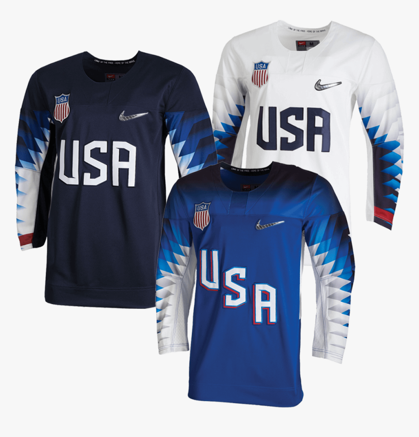 Usa Hockey Logo Png - Usa Hockey Jersey 2018, Transparent Png, Free Download