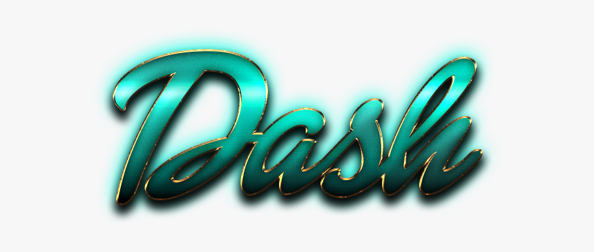 Dash Name Logo Png - Calligraphy, Transparent Png, Free Download