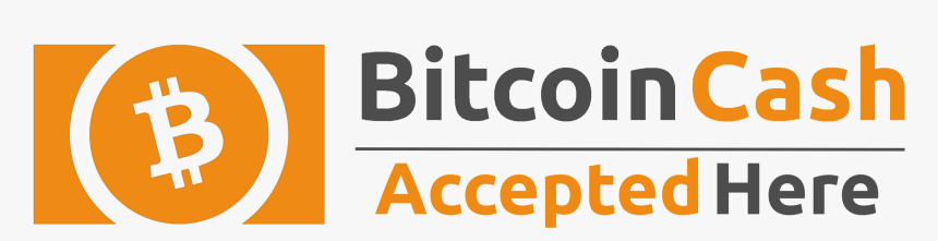 Bitcoin Cash Accepted Here, HD Png Download, Free Download