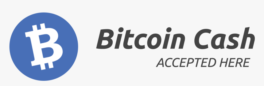 Bitcoin Cash Accepted Here, HD Png Download, Free Download