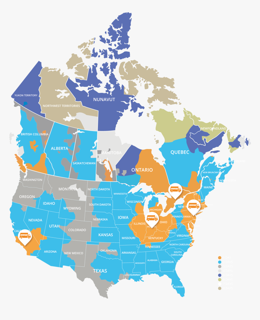 Map Of Canada, HD Png Download, Free Download