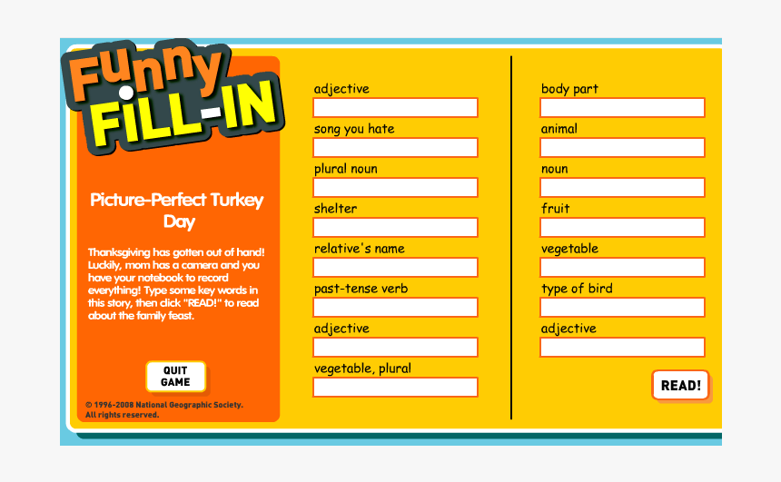 Mad Libs For Kids, HD Png Download, Free Download