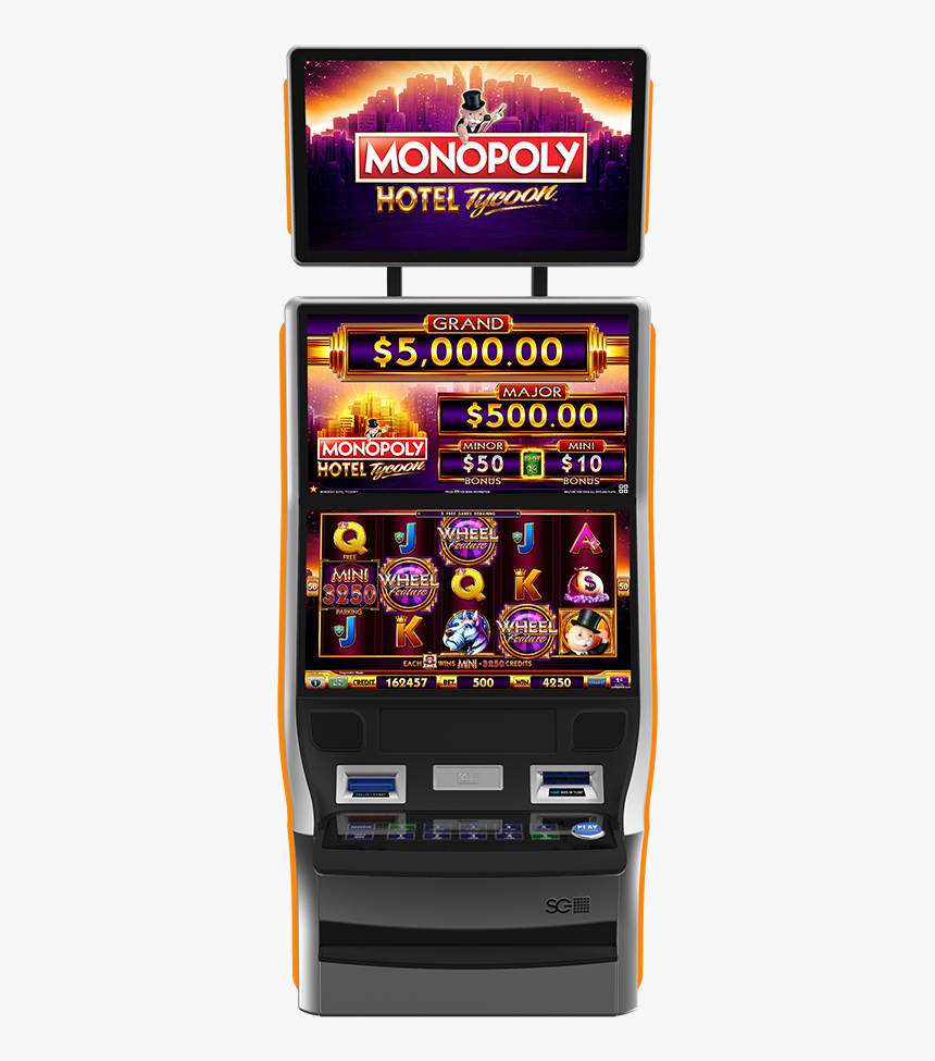 Monopoly Hotel Tycoon Cabinet - Slot Machine, HD Png Download, Free Download