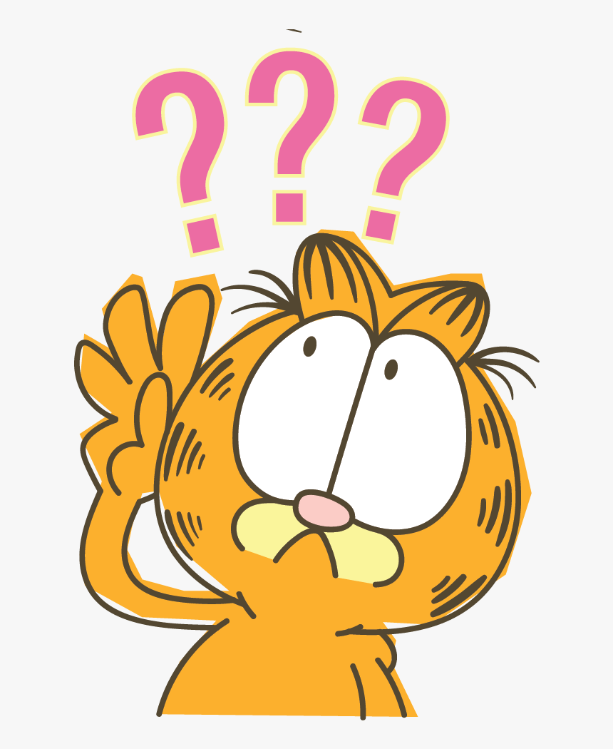 Garfield Line Messaging Sticker - Stiker Line Png, Transparent Png, Free Download