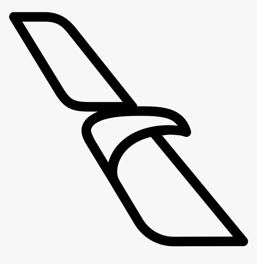 Clipart Airplane Logo - Line Art, HD Png Download, Free Download