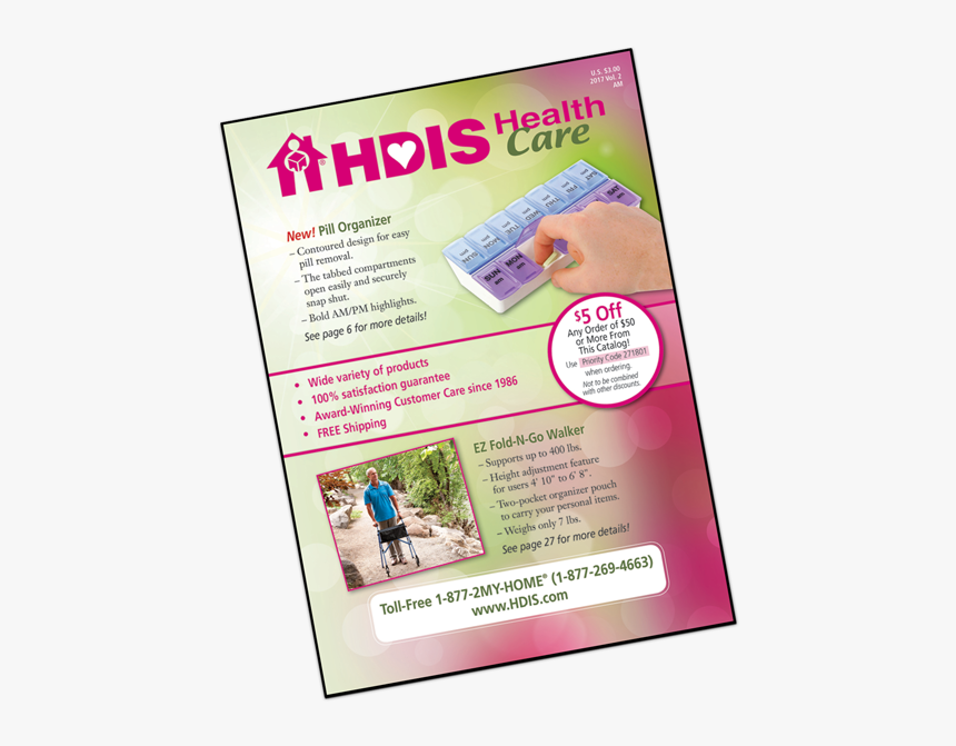 Hdis Healthcare Catalog - Flyer, HD Png Download, Free Download