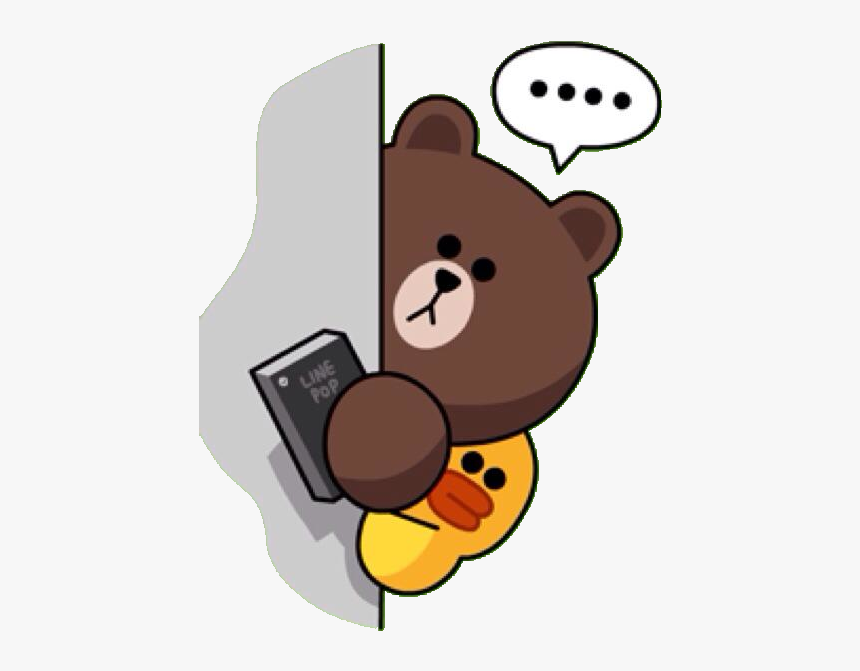 Thumb Image - Line Friends Brown Sticker, HD Png Download, Free Download