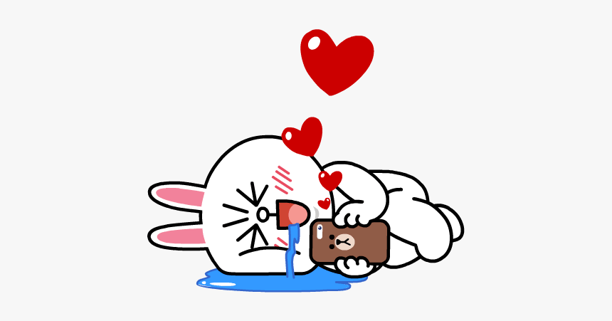 Brown Cony Sweet Love Brown And Cony Gif Hd Png Download Kindpng