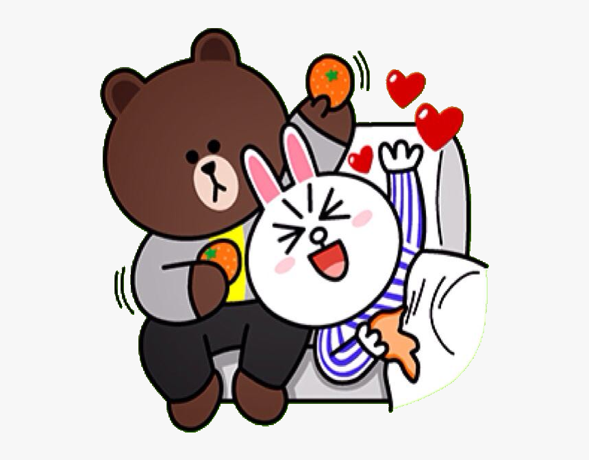 Brown"s Love Story - Brown And Cony Good Night Gif, HD Png Download, Free Download