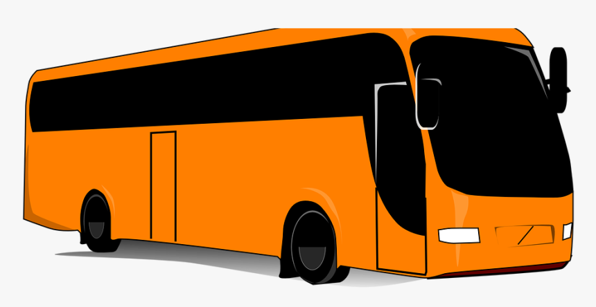 Tour Bus Cartoon Png, Transparent Png - kindpng