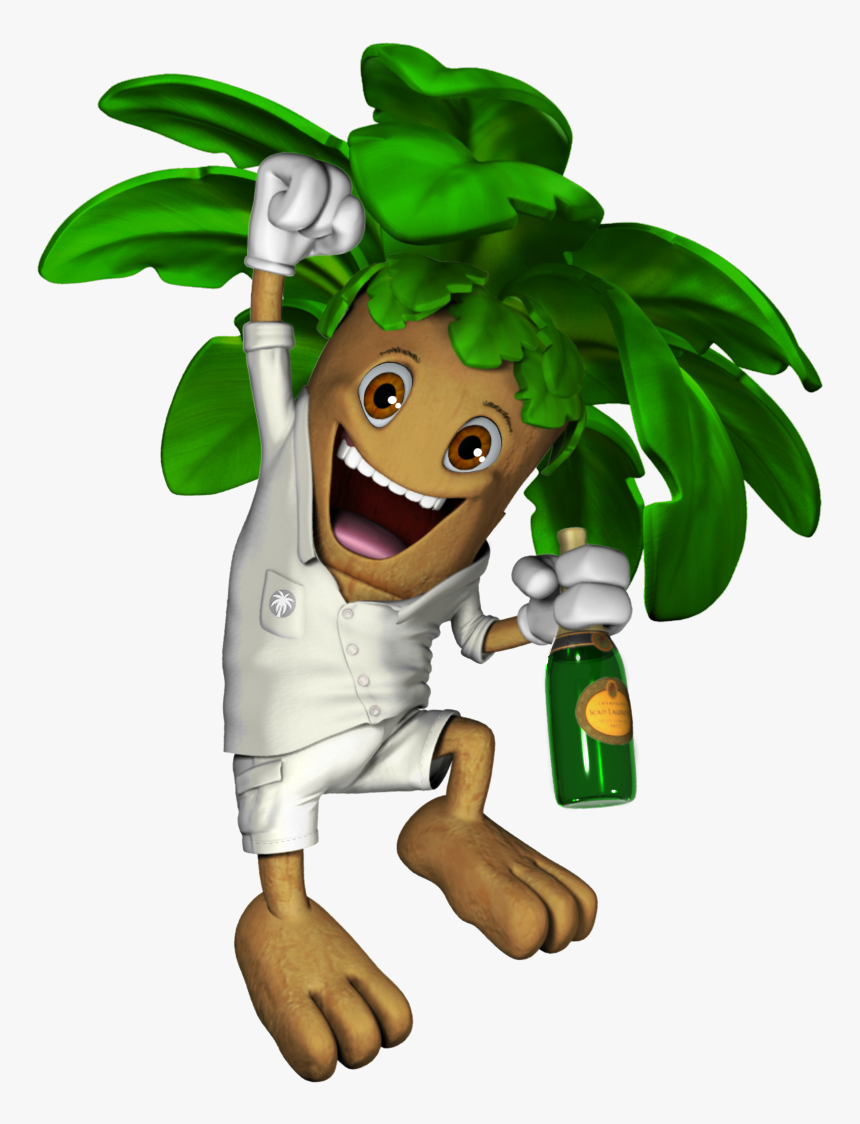 Cartoon Coconut Tree 3d Model, HD Png Download, Free Download