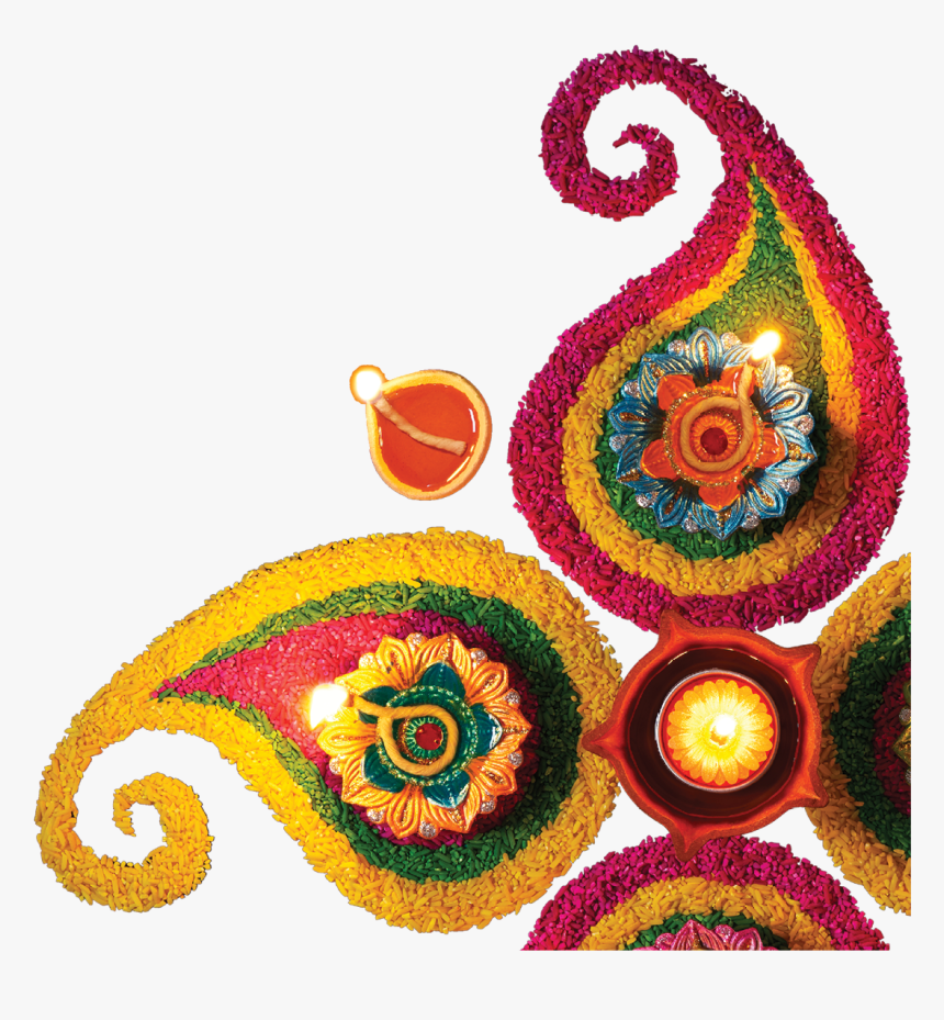 Colorful Rangoli, HD Png Download, Free Download