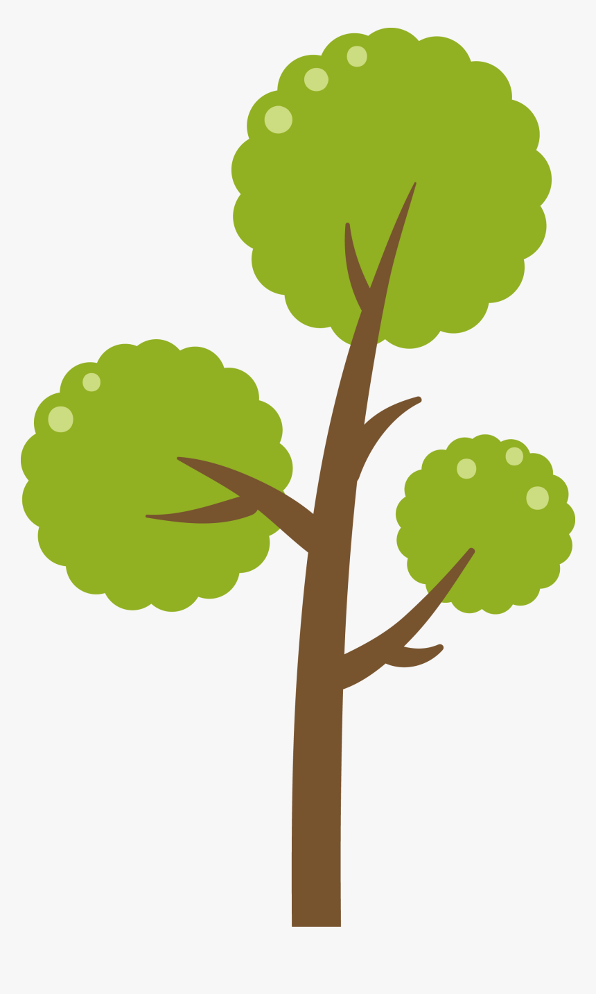 Green Tree Vector Diagram Png Download - Green Tree Png Vector, Transparent Png, Free Download