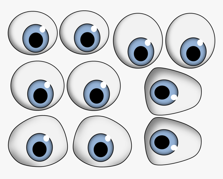 Eyeball Image Craft Ideas - Cartoon Eyes Png File, Transparent Png, Free Download