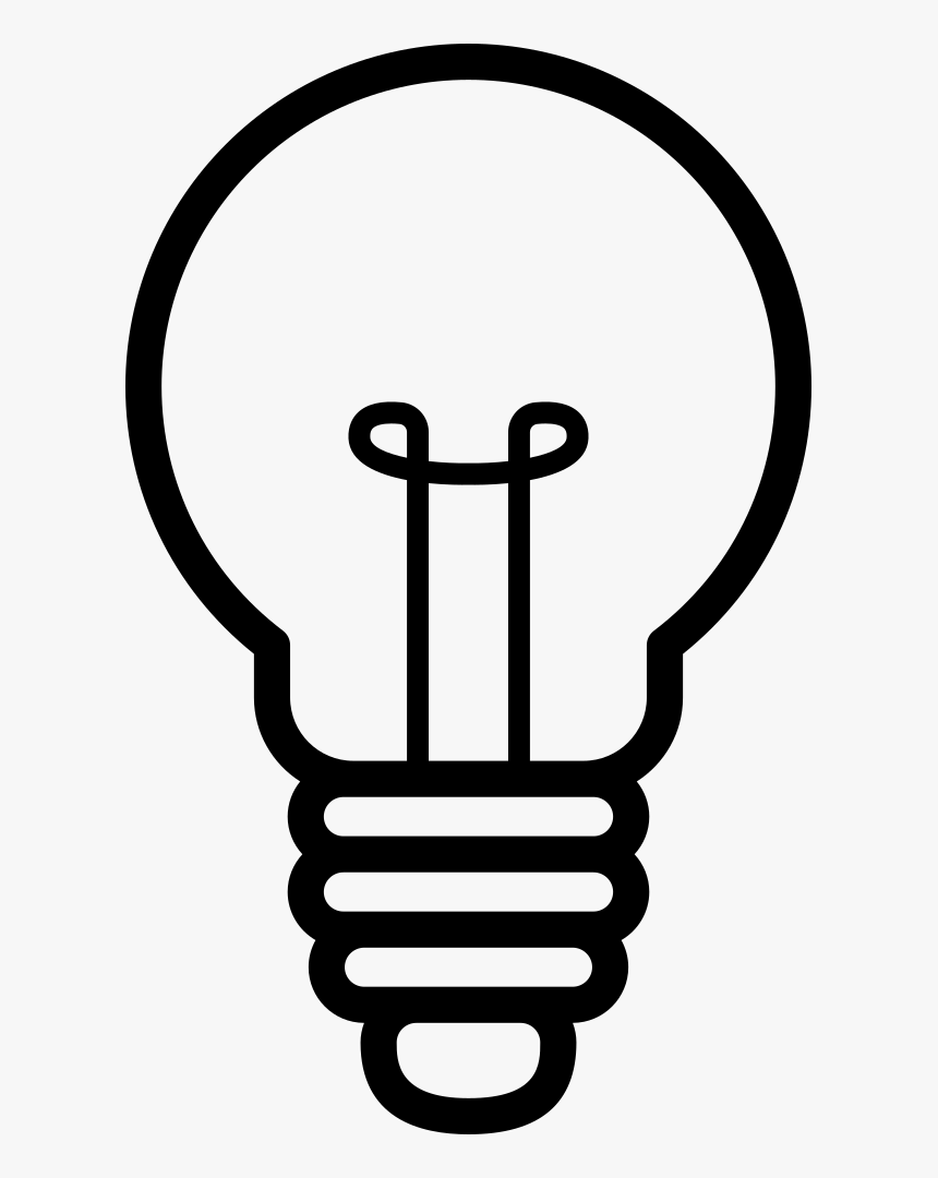 Light Bulb - Transparent Background Lightbulb Png, Png Download, Free Download