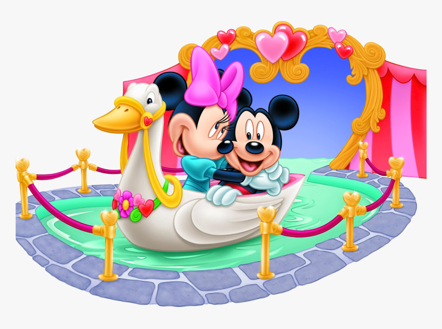 Love Mickey Minnie Mouse Png, Transparent Png, Free Download