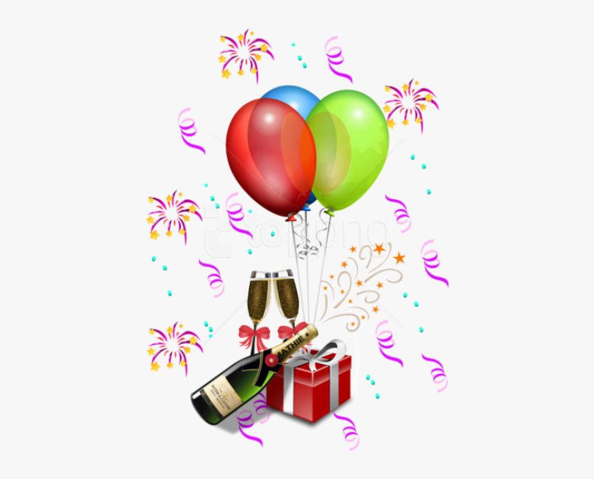 Party Streamers Png - New Year Celebration Png, Transparent Png, Free Download