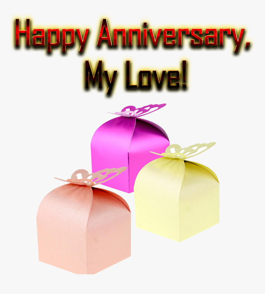 Happy Anniversary, My Love Png Free Background - Box, Transparent Png, Free Download