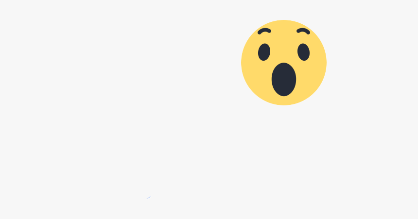 Facebook Wow Png - Smiley, Transparent Png, Free Download