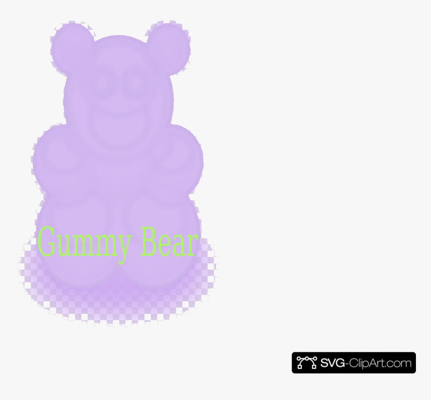 Gummy Bear Clip Art Icon And Clipart Transparent Png - Teddy Bear, Png Download, Free Download