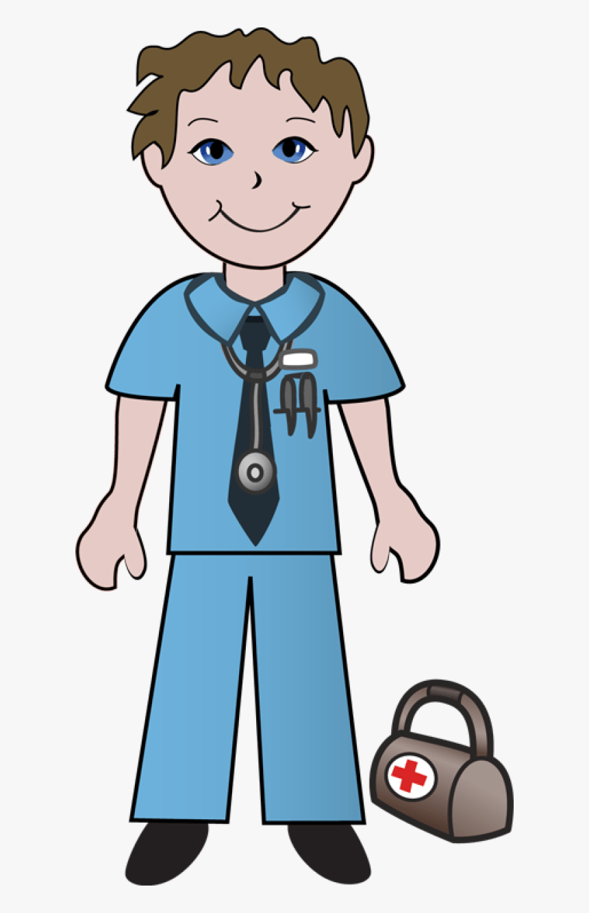 Doctor Clipart Transparent - Doctor And Nurse Clip Art, HD Png Download, Free Download