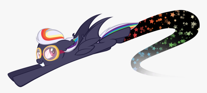 Artist Petraea Bat Pony Female Flying - Cartoon, HD Png Download, Free Download