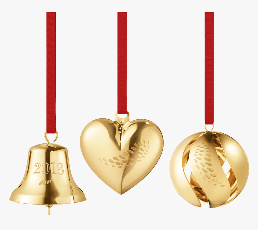 2018 Heart, Bell And Ball Collectibles Gift Set - Georg Jensen Christmas Decorations 2019, HD Png Download, Free Download