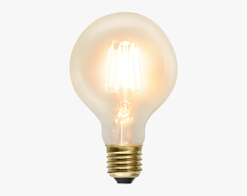 Led Lamp E27 G80 Soft Glow - Light Bulb Glow Png, Transparent Png, Free Download