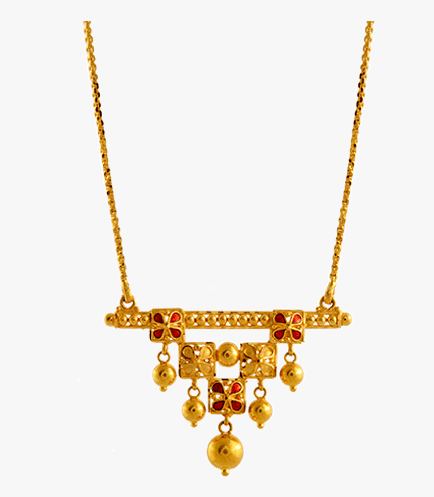 Chandra Jewellers 22k Yellow Gold Neckless - Necklace Gold Pc Chandra, HD Png Download, Free Download