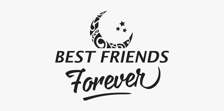 #bestfriends #forever #text - Moon Tattoo, HD Png Download, Free Download