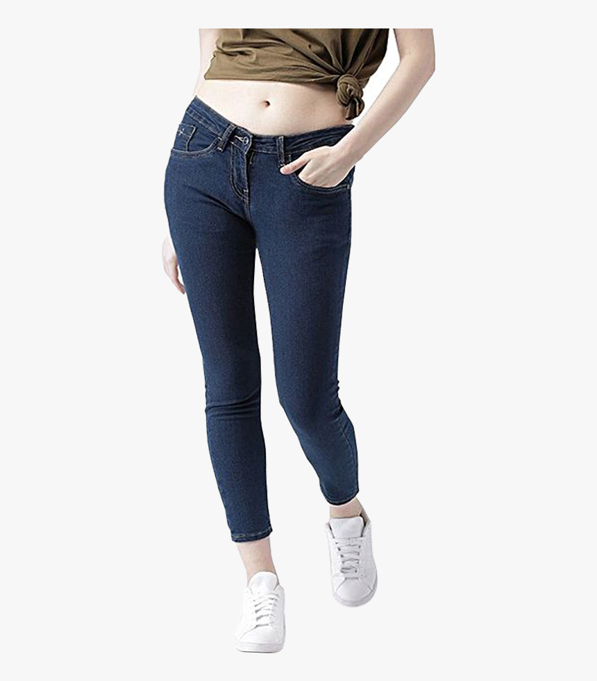 Stretchable Jeans Denim Jeans For Girls, HD Png Download, Free Download